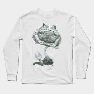 Toad tipping on a Toadstool Long Sleeve T-Shirt